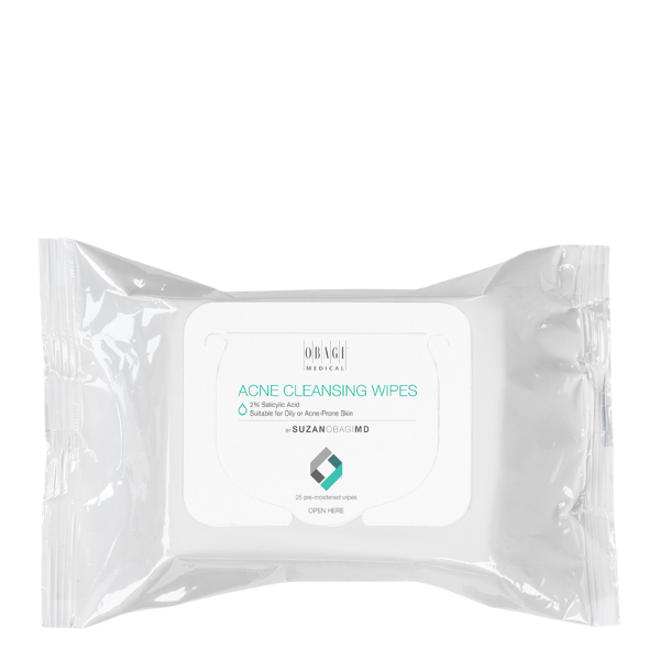 Obagi SUZAN MD Cleansing Wipes oily or Acne Prone Skin – 25 st